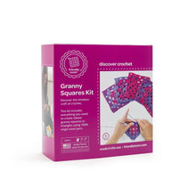 Load image into Gallery viewer, Discover Crochet: Granny Square Kit