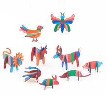 Load image into Gallery viewer, Fanciful Folk Art Animal Decorations