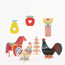 Load image into Gallery viewer, Folk Art Holiday Ornament Kit