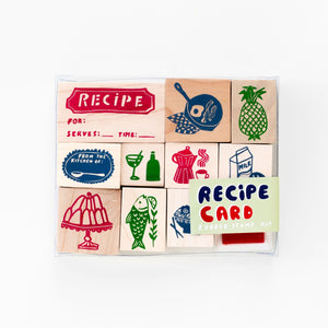Recipe Card Stamp Kit