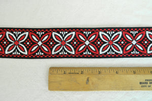 Red, White, and Black Vintage Trim