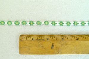 Green Daisy Vintage Trim