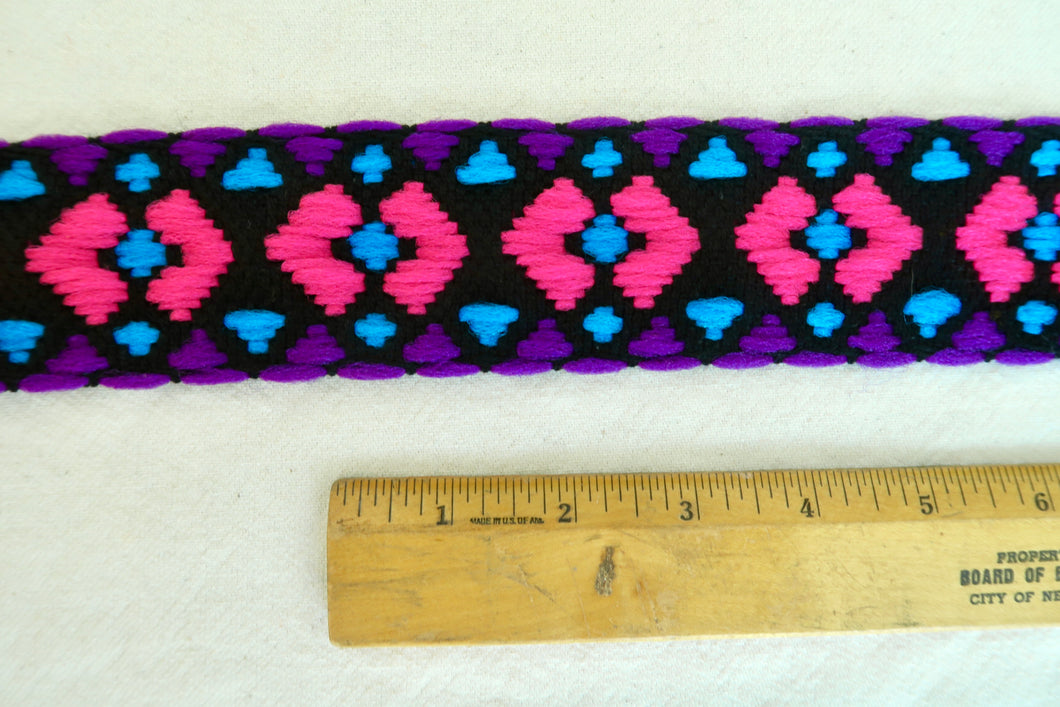 Neon Pink, Purple, and Teal Trim